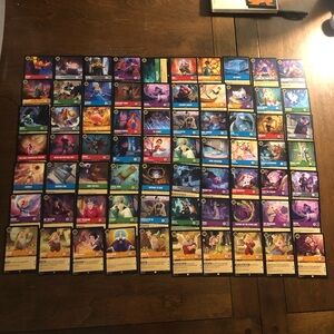 70 Lorcana cards bulk LOT 5